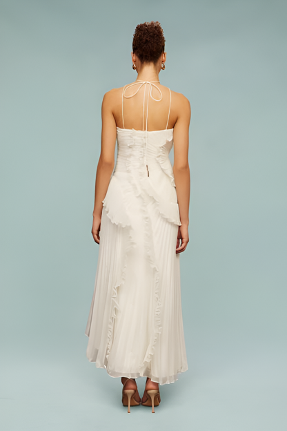 Sukienka Maxi Valessia z Falbanami